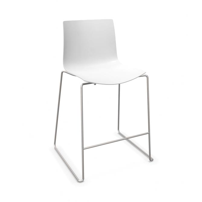 Arper Catifa 46 Hocker mit Kufengestell ohne Polster