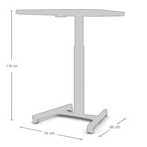 Assmann Höhenverstellbares Steh-Sitzpult Single Desk