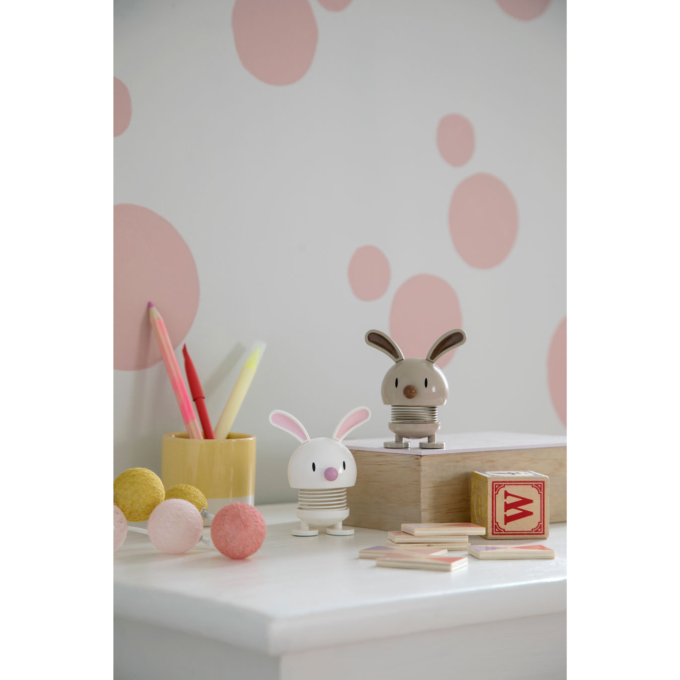 Hoptimist Bunny White